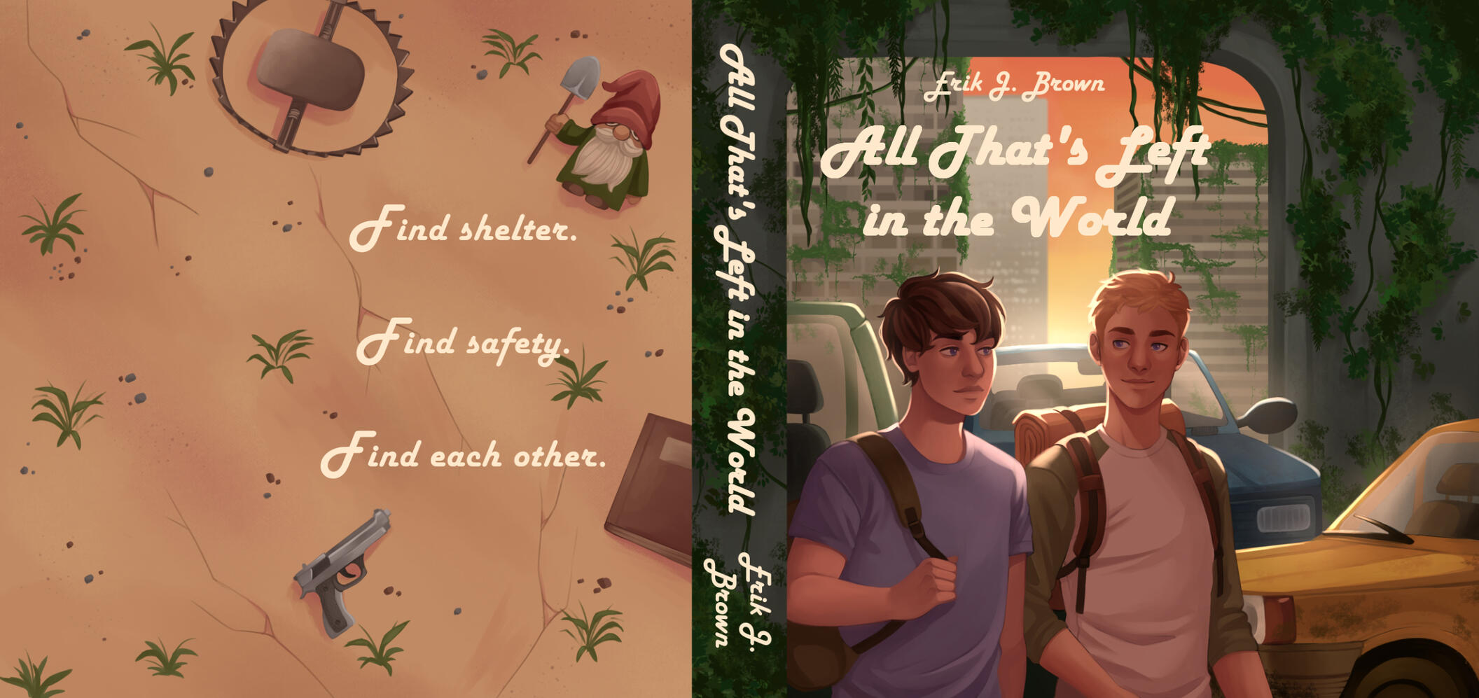 Dust jacket redesign for All That's Left in the World by Erik J. Brown