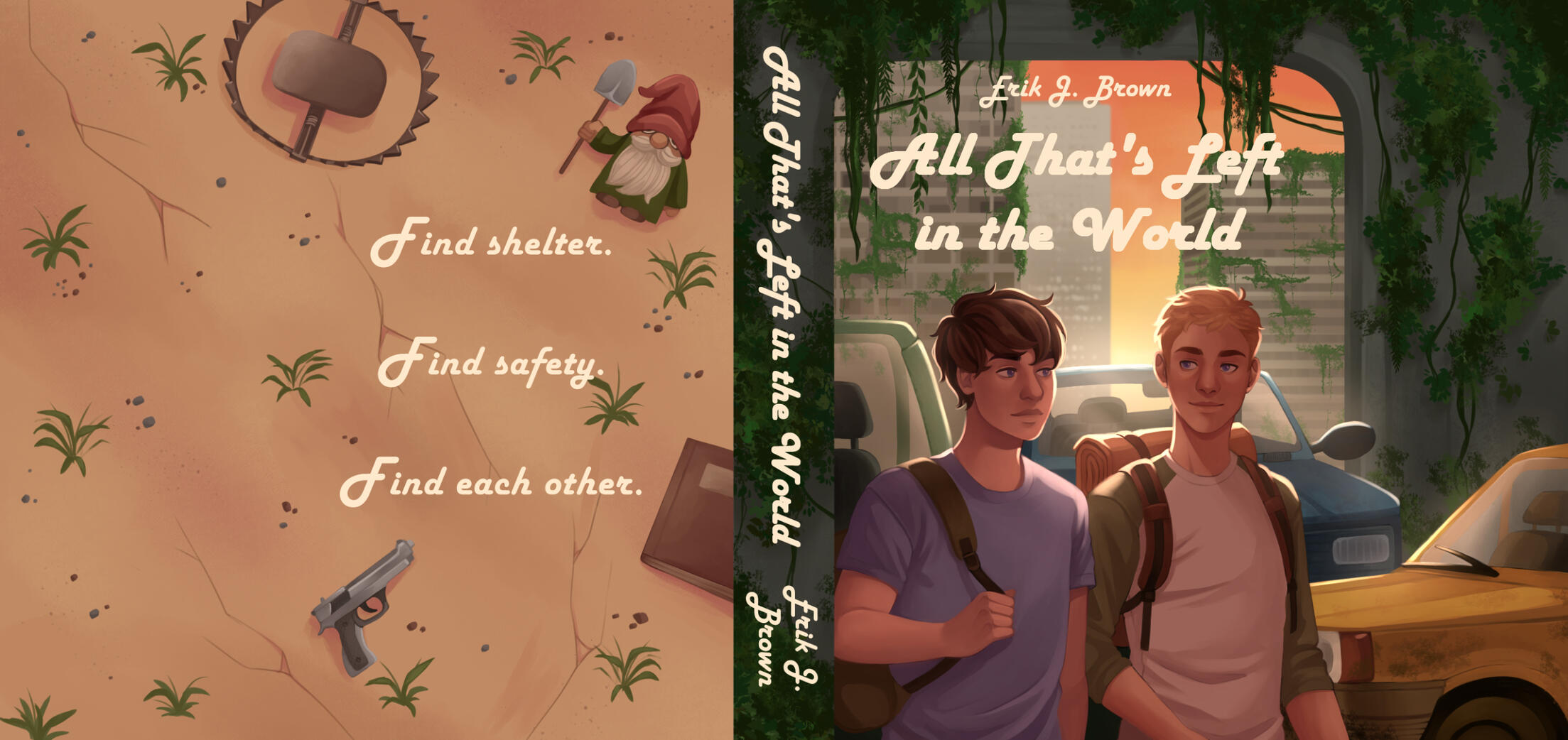 Dust jacket redesign for All That's Left in the World by Erik J. Brown