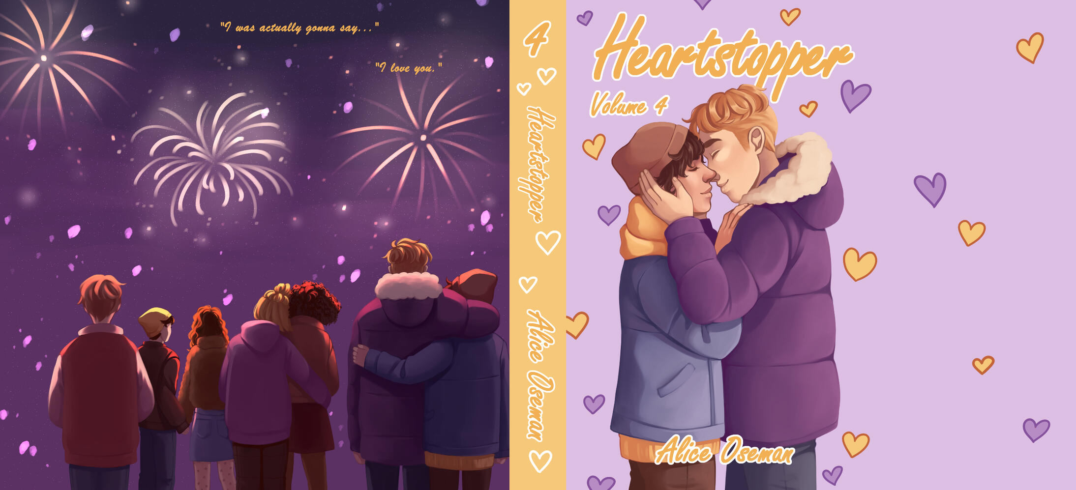 Redesigned Cover for Volume 4 of Heartstopper