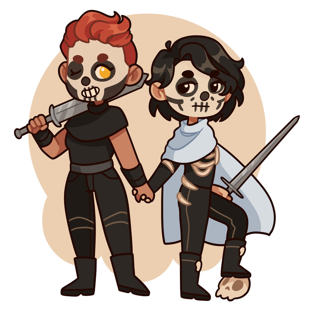 Gideon the Ninth charm designed for Dazzling Bookish Shop