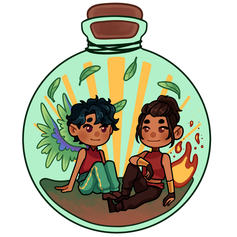 The Sunbearer Trials charm design for Graveyard Goods