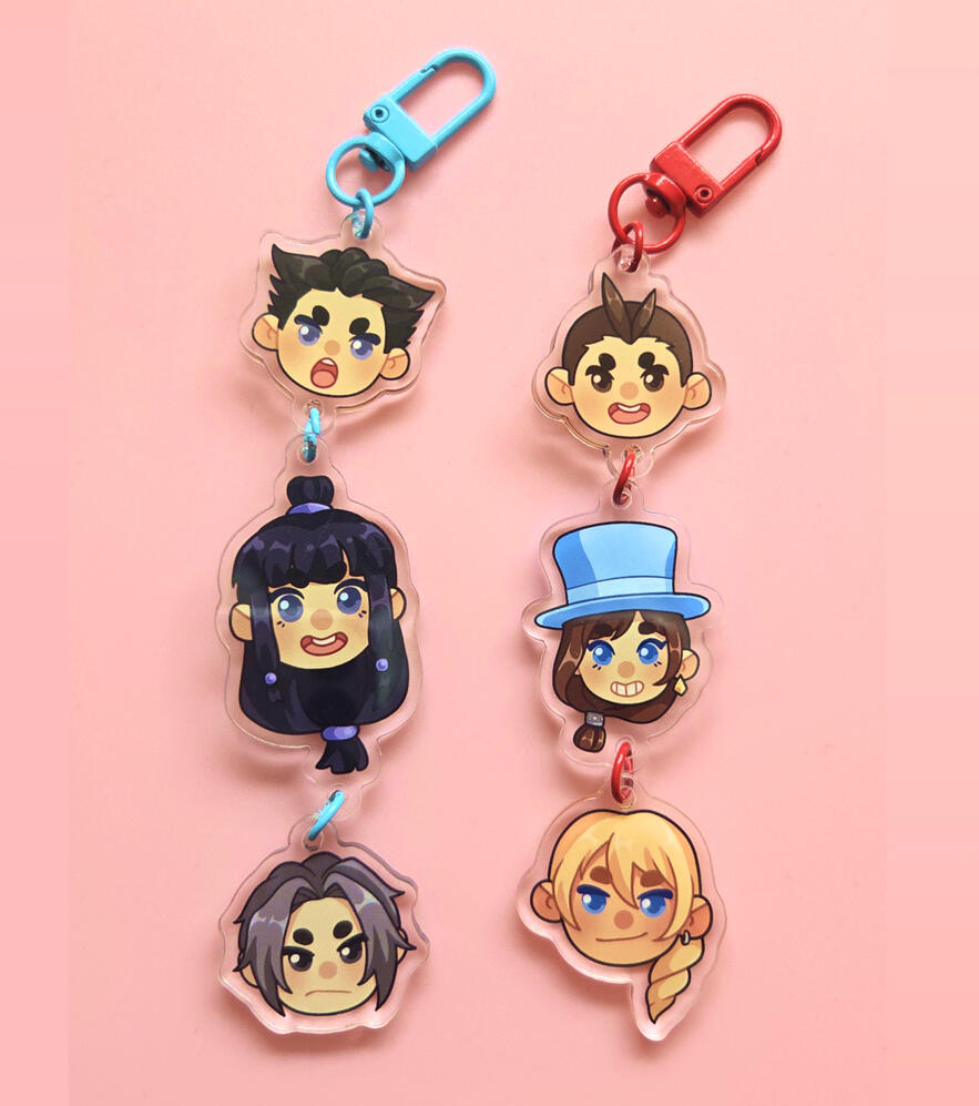 Ace Attorney danlgy charms
