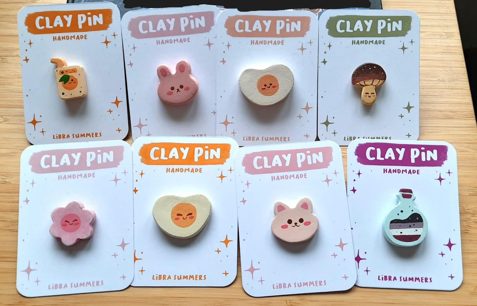 Original Clay Pins